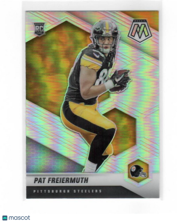 2021 Panini Mosaic Silver VARIATION #332-V Pat Freiermuth Pittsburgh Steelers