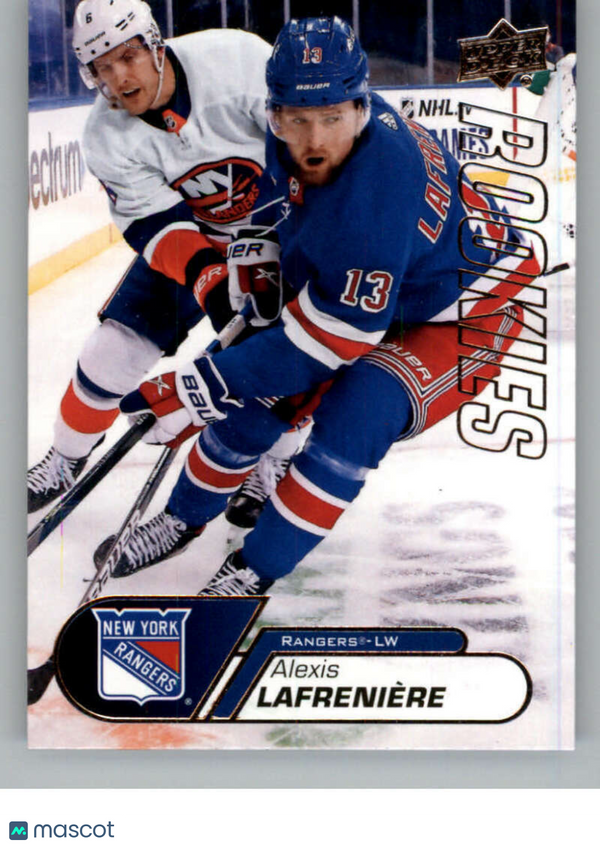 2020-21 Upper Deck NHL Star Rookies Box Set #1 Alexis Lafreniere NY Rangers NM-M