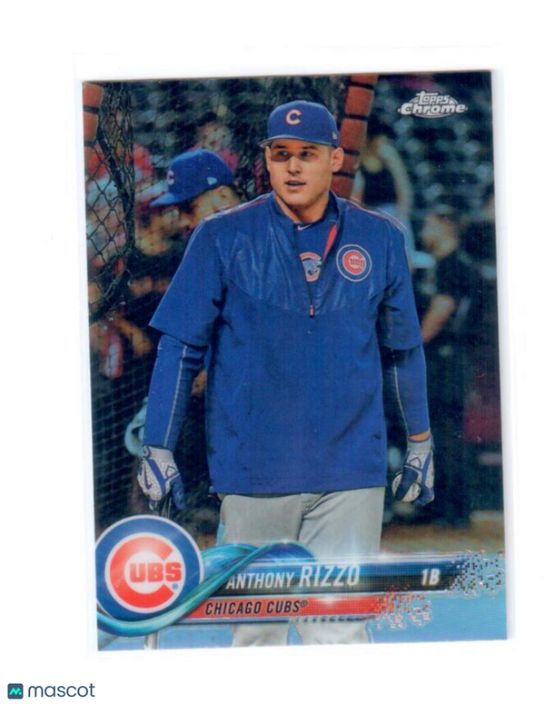 2018 Topps Chrome Variations #49 Anthony Rizzo Cubs NM-MT (SP - Short Print)