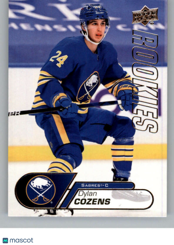 2020-21 Upper Deck NHL Star Rookies Box Set #14 Dylan Cozens Sabres NM-MT (RC -