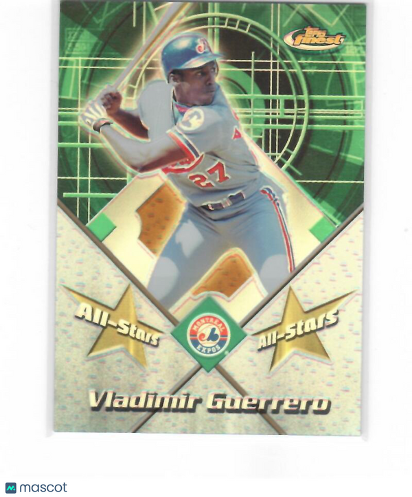 2001 TOPPS FINEST #FAS9 VLADIMIR GUERRERO Montreal Expos REFRACTOR