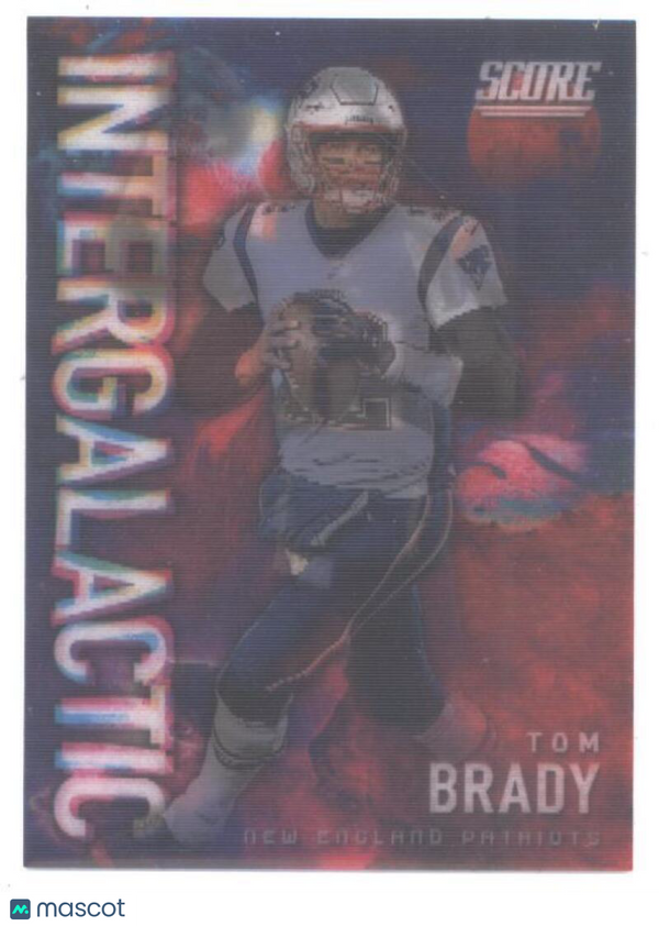 2020 Score Intergalactic #13 Tom Brady Patriots NM-MT