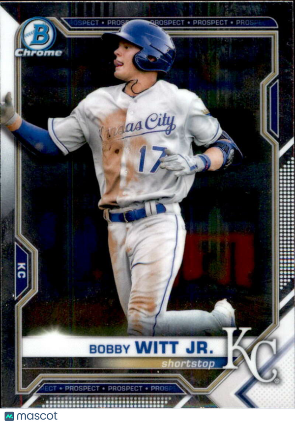 2021 Bowman Chrome Prospects #BCP-1 Bobby Witt Jr. Royals NM-MT