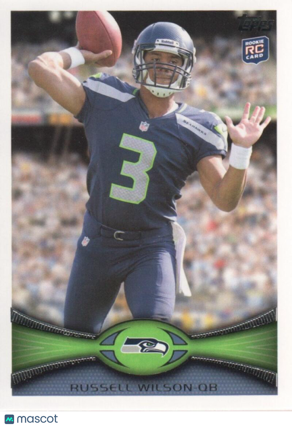 2012 Topps #165 Russell Wilson RC - Seattle Seahawks