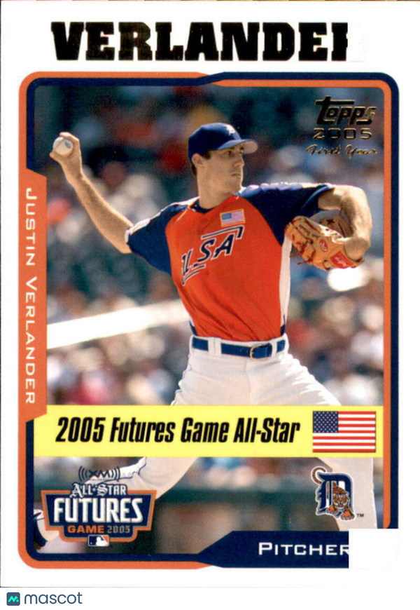 2005 Topps Updates and Highlights #UH220 Justin Verlander Tigers NM-MT