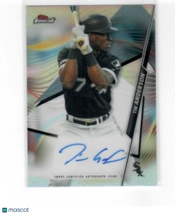 2020 Topps Finest Autographs Refractors #FA-TA Tim Anderson White Sox NM-MT (Aut