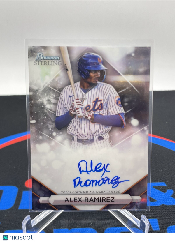 2023 Bowman Sterling Prospect Auto Alex Ramirez PA-AR Mets