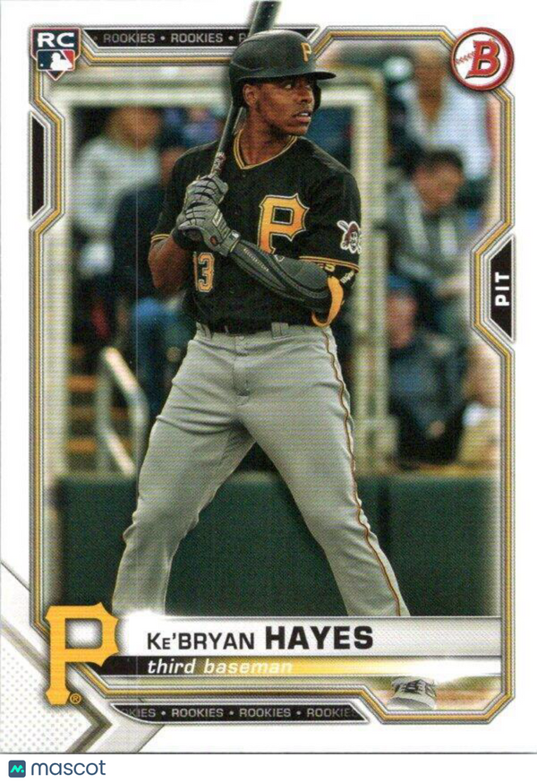 2021 Bowman #66 Ke'Bryan Hayes Pirates NM-MT (RC - Rookie Card)