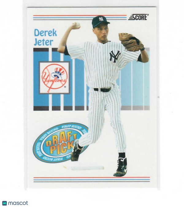 1993 Score #489 Derek Jeter Yankees NM-MT (RC - Rookie Card)