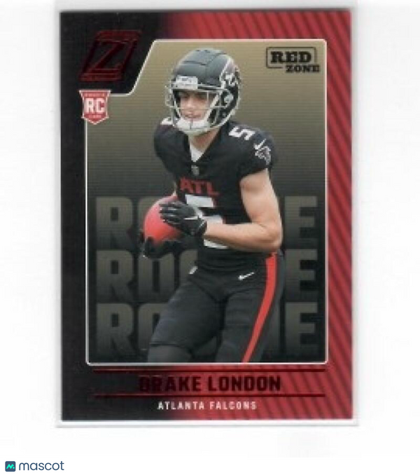 2022 Panini Zenith Red Zone #107 Drake London Falcons NM-MT (RC - Rookie Card)