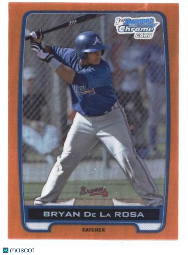 2012 Bowman Draft Chrome Draft Picks Orange Refractors #BDPP47 Bryan D