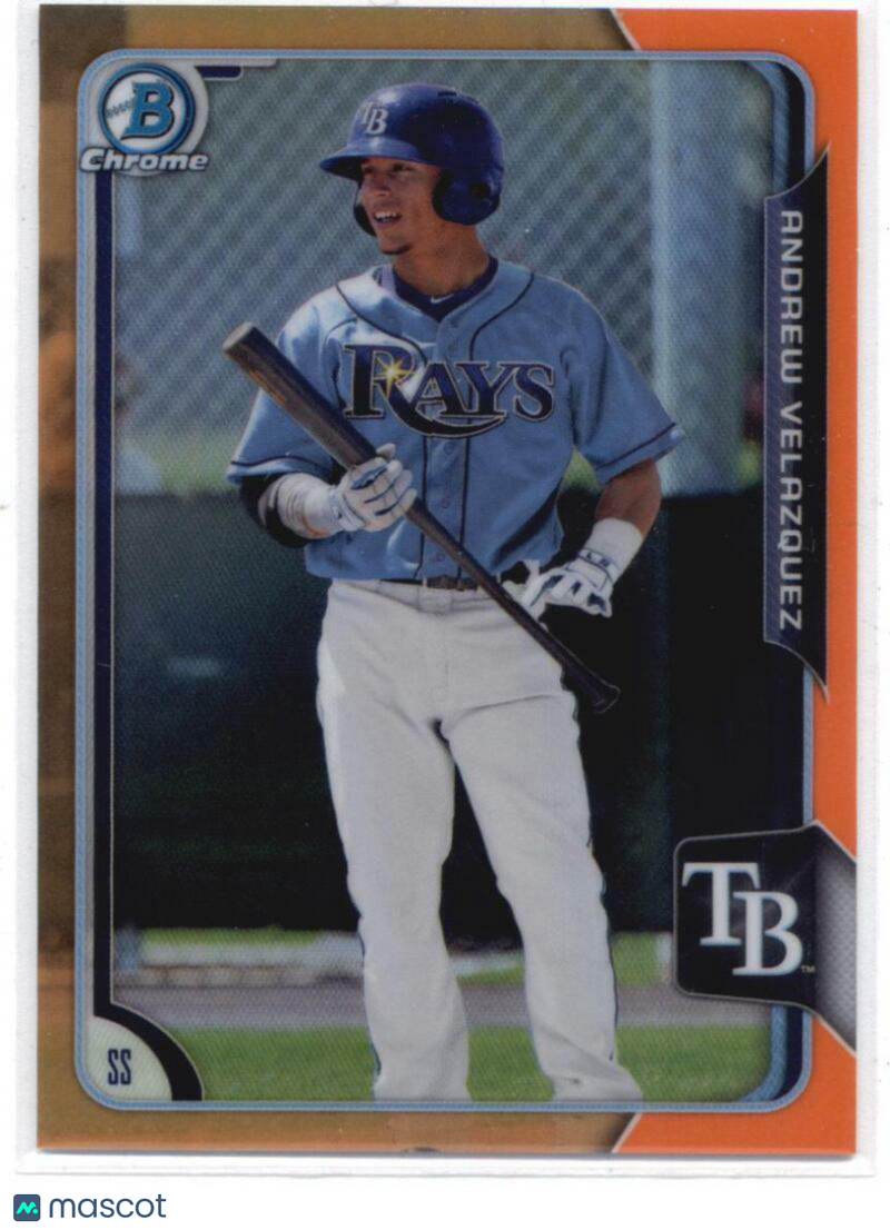 2015 Bowman Chrome Prospects Orange Refractor