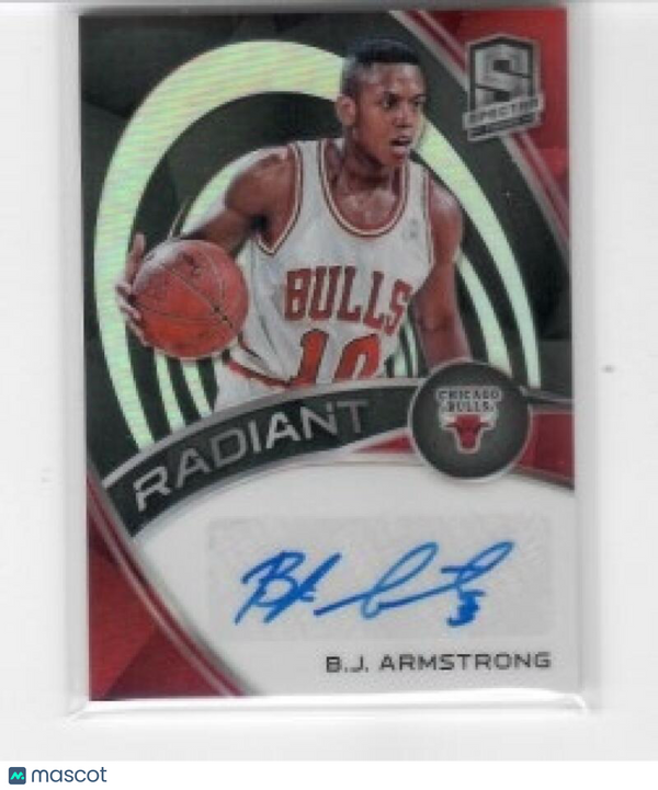 2019-20 Panini Spectra Icons Autographs #25 B.J. Armstrong Bulls NM-MT (Autograp