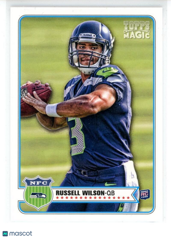 2012 Topps Magic #181 Russell Wilson Seahawks NM-MT (RC - Rookie Card)