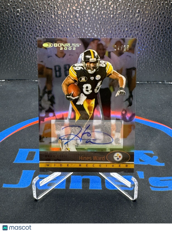 2022 Clearly Donruss Hines Ward autograph 04/25