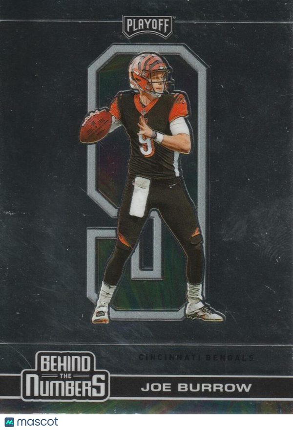 2020 Panini Playoff Behind the Numbers #24 Joe Burrow Bengals NM-MT