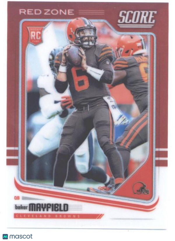 2018 Panini Honors Score Red Zone 445 Baker Mayfield RC Cleveland Brow