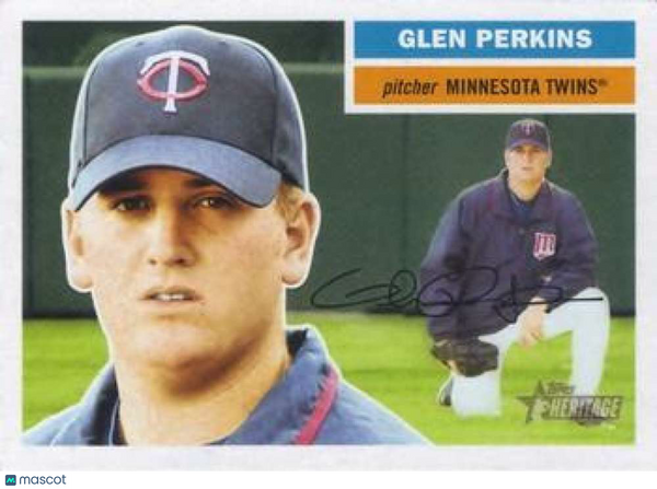 2005 Topps Heritage #452 Glen Perkins Twins NM-MT (RC - Rookie Card) (SP - Short