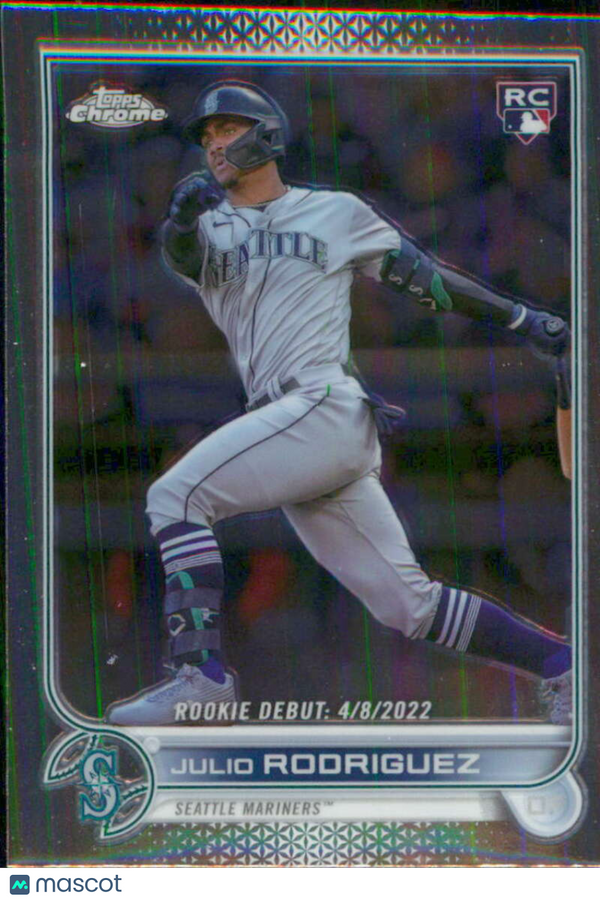 2022 Topps Chrome Update #USC165 Julio Rodriguez Mariners NM-MT (RC - Rookie Car
