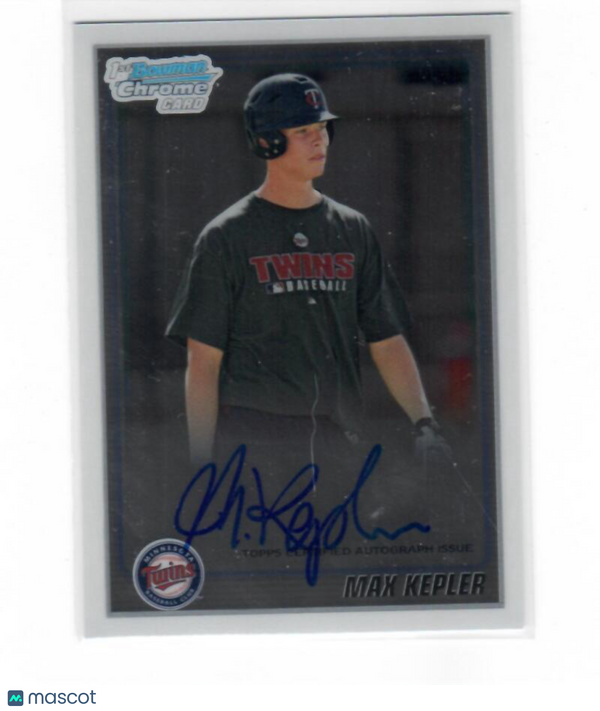 2010 Bowman Chrome Prospects #BCP203b Max Kepler Twins NM-MT (Autographed)