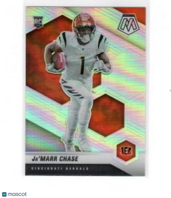 2021 Panini Mosaic Silver #307 Ja'Marr Chase Bengals NM-MT (RC - Rookie Card)