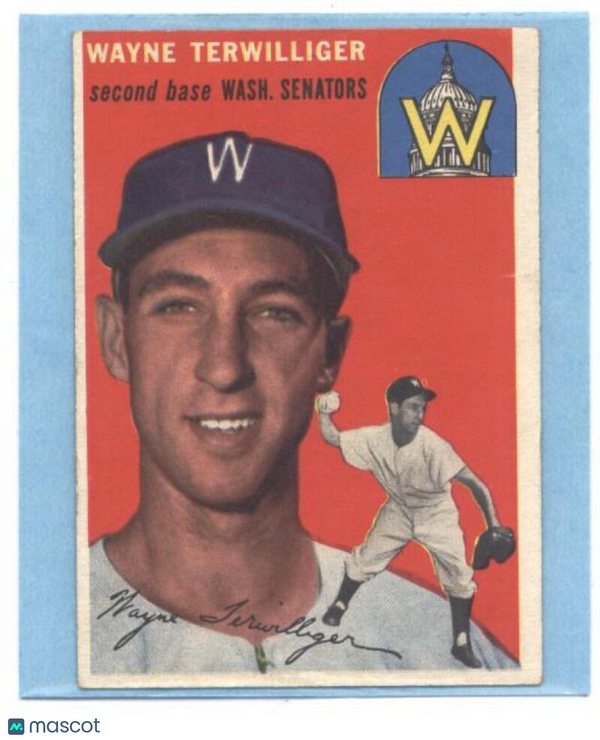 1954 Topps #73 Wayne Terwilliger Senators VG/EX Very Good/Excellent