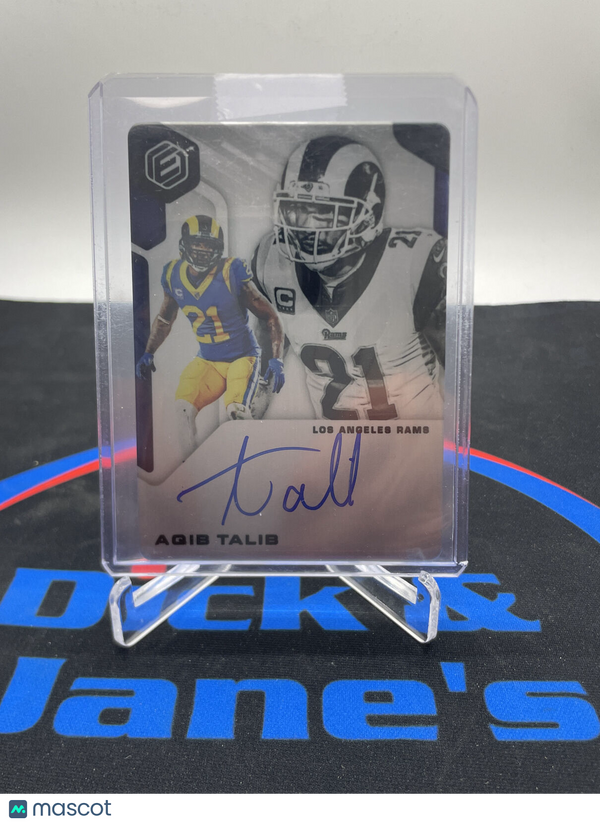 Aqua Talib 2019 Panini Elements Auto /149 Rams