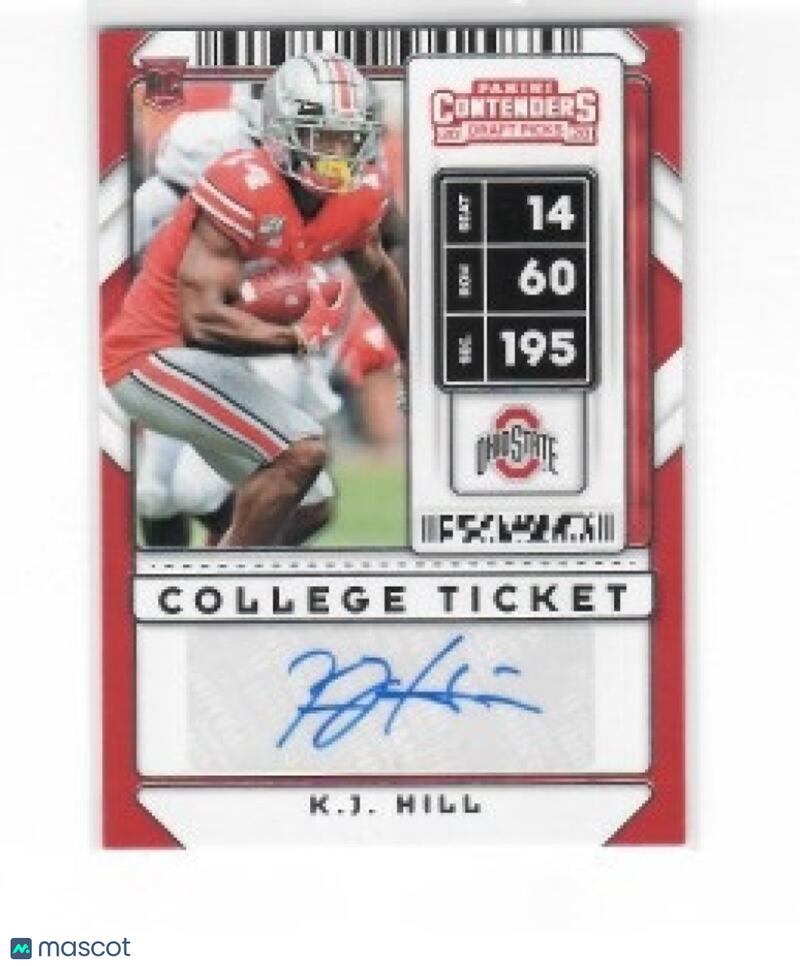 2020 Panini Contenders Draft College Ticket