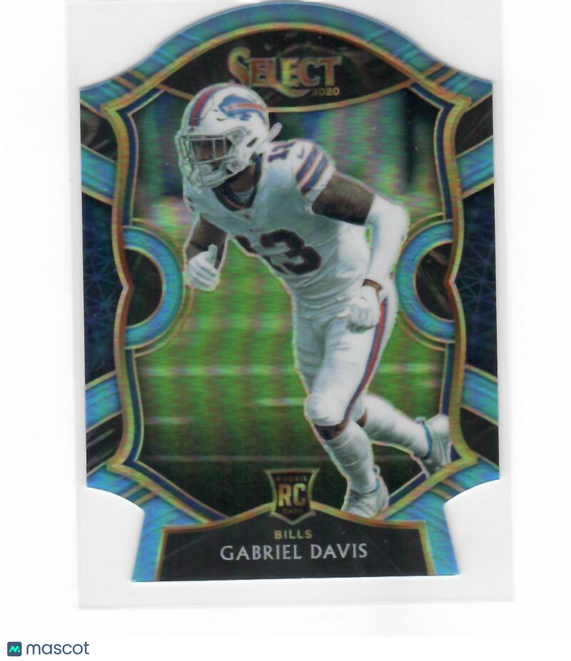 2020 Panini Select Light Blue Prizm Die-Cut