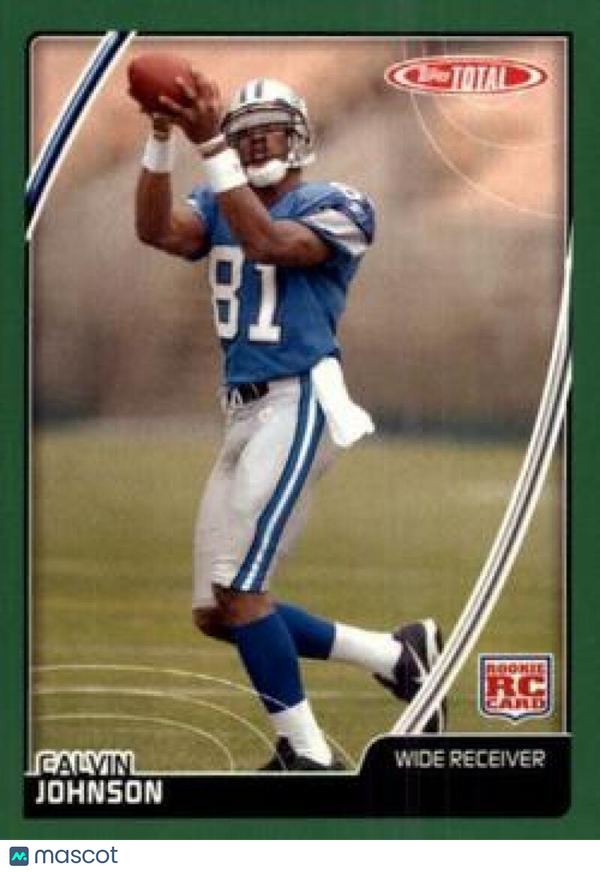 2007 Topps Total #475 Calvin Johnson Lions NM-MT (RC - Rookie Card)