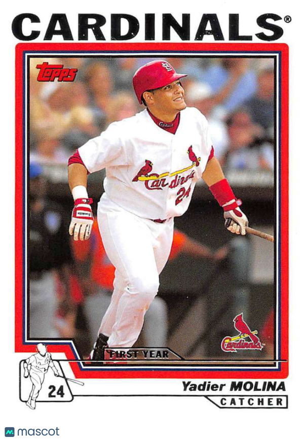 2004 Topps #324 Yadier Molina Cardinals FY NM-MT (RC - Rookie Card)