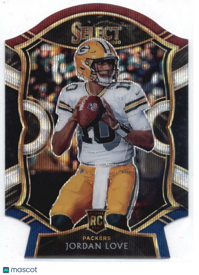 2020 Panini Select Tri-Color Prizm Die-Cut