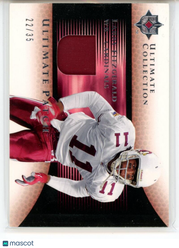 2005 Upper Deck Ultimate Collection Game Jersey Patches Gold #GJPLF Larry Fitzge