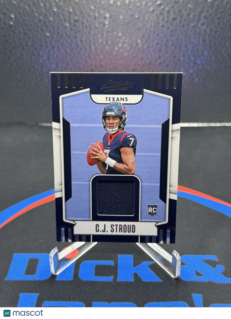 2023 Absolute CJ Stroud Rookie RC Jersey Patch