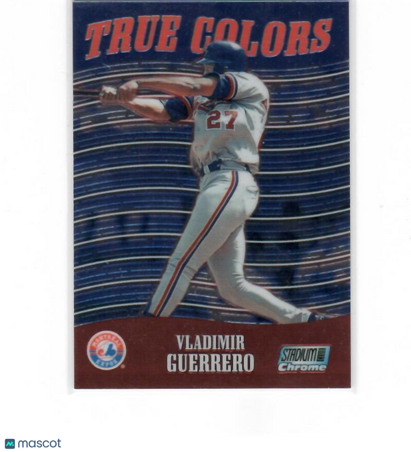 2000 Topps Stadium Club Chrome True Colors #TC10 Vladimir Guerrero Expos NM-MT