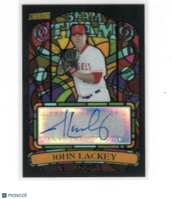 2008 Topps Stadium Club Beam Team Autographs #JL John Lackey Angels NM-MT (Autog