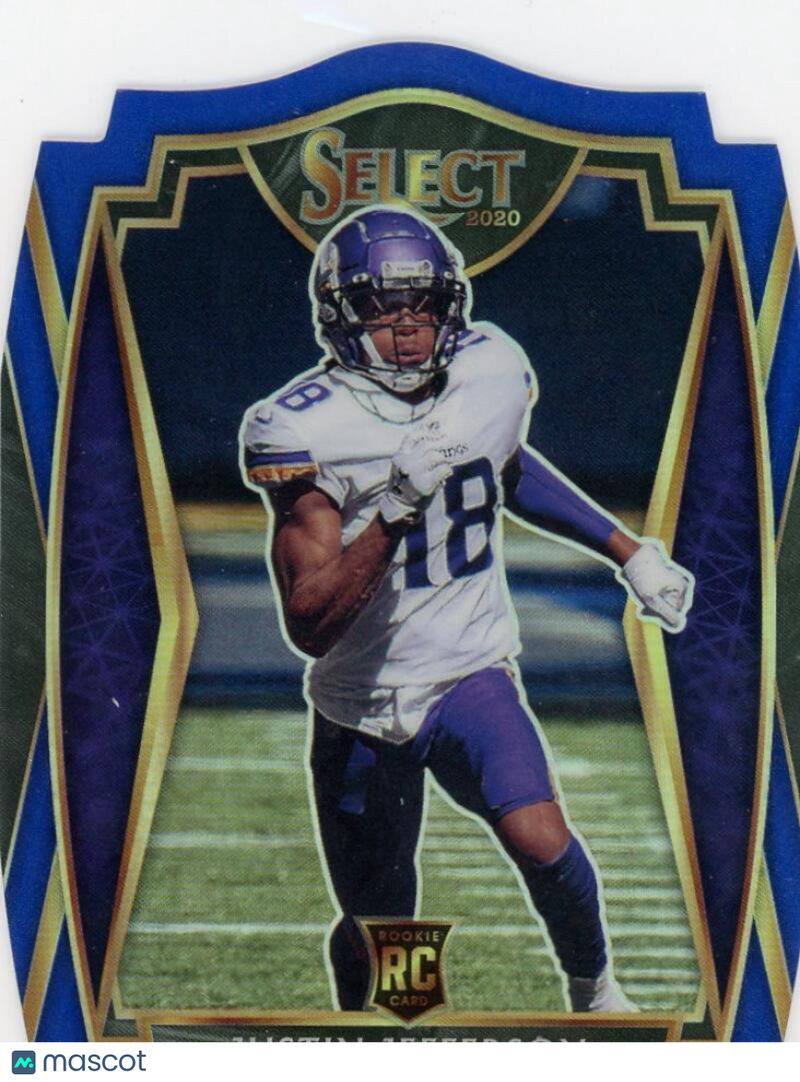 2020 Panini Select Blue Prizm Die-Cut