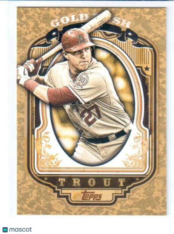 2012 Topps Gold Rush Wrapper Redemption #89 Mike Trout Angels NM-MT