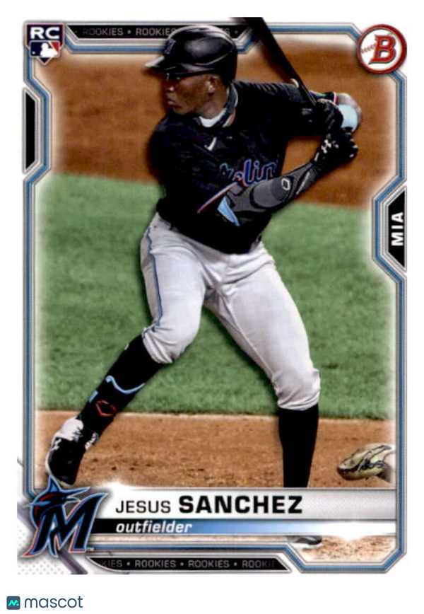 2021 Bowman #100 Jesus Sanchez Marlins NM-MT (RC - Rookie Card)