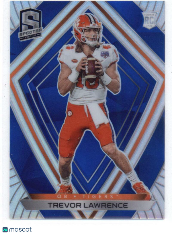 2021 Panini Chronicles Draft Picks Spectra Blue #279 Trevor Lawrence NM-MT /99