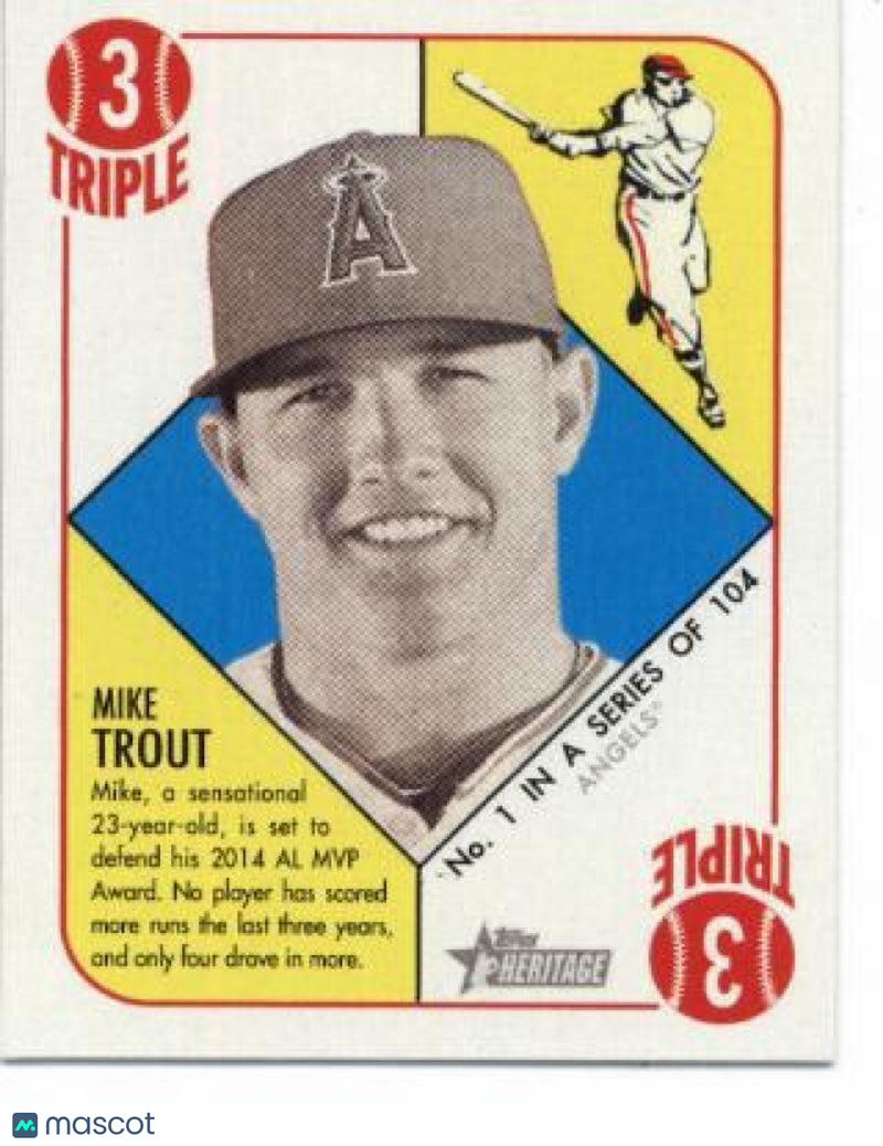 2015 Topps Heritage '51 Mini Red Back