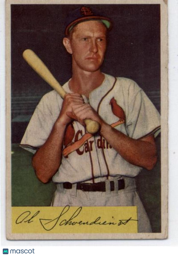 1954 Bowman #110 Red Schoendienst Cardinals