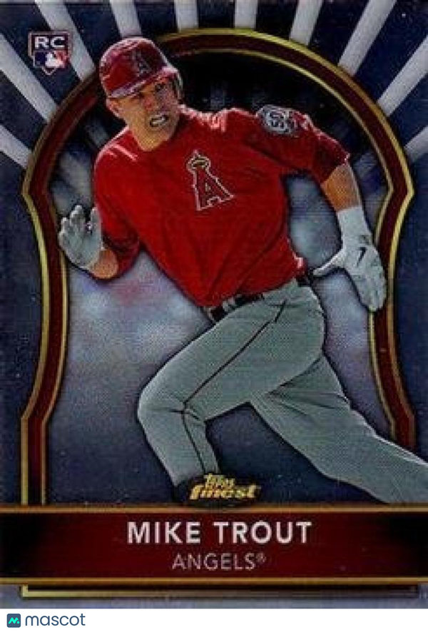 2011 Topps Finest #94 Mike Trout Angels NM-MT (RC - Rookie Card)