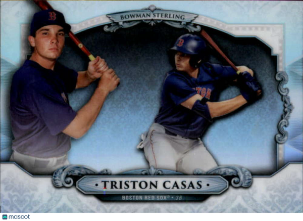 2018 Bowman Draft Sterling Continuity #BS-TC Triston Casas Red Sox NM-MT