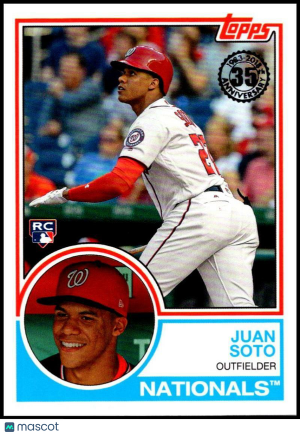 2018 Topps Update 1983 Topps 35th #83-12 Juan Soto Nationals NM-MT