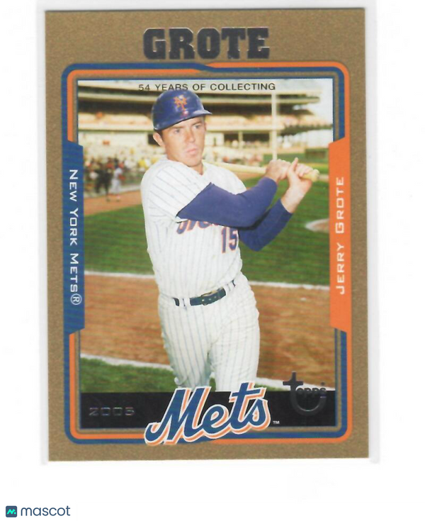 2005 Topps Retired Signature Edition Gold #98 Jerry Grote Mets NM-MT /500