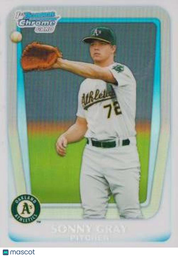 2011 Bowman Draft Chrome Prospects Refractors #BDPP35 Sonny Gray Athletics NM-MT