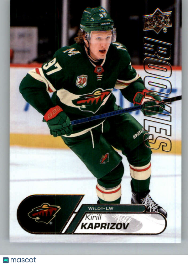 2020-21 Upper Deck NHL Star Rookies Box Set #25 Kirill Kaprizov Wild NM-MT (RC -