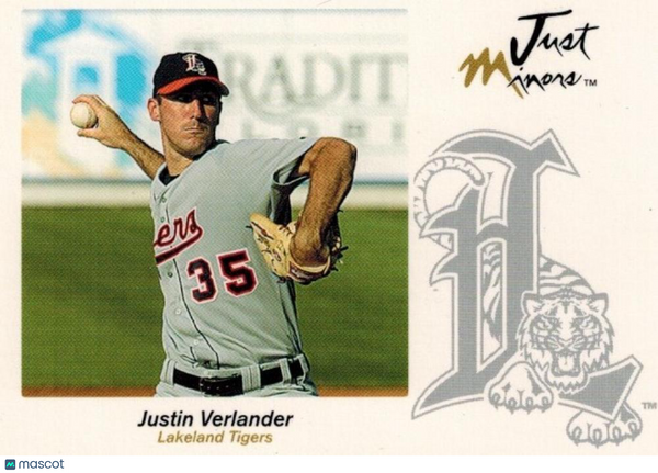 2005 Just Minors Just Autographs #66 Justin Verlander RC - Lakeland (Detroit Tig