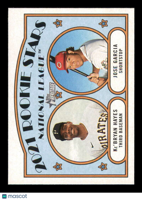 2021 Topps Heritage #97 Ke'Bryan Hayes/Jose Garcia NM-MT (RC - Rookie Card)